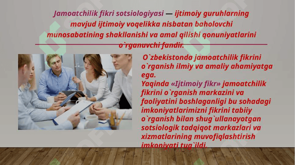 Xozirgi zamon sotsialogiyasi 2