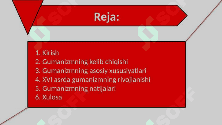 XIV va XVI asrlarda Yevropada gumanizm taraqqiyoti 2