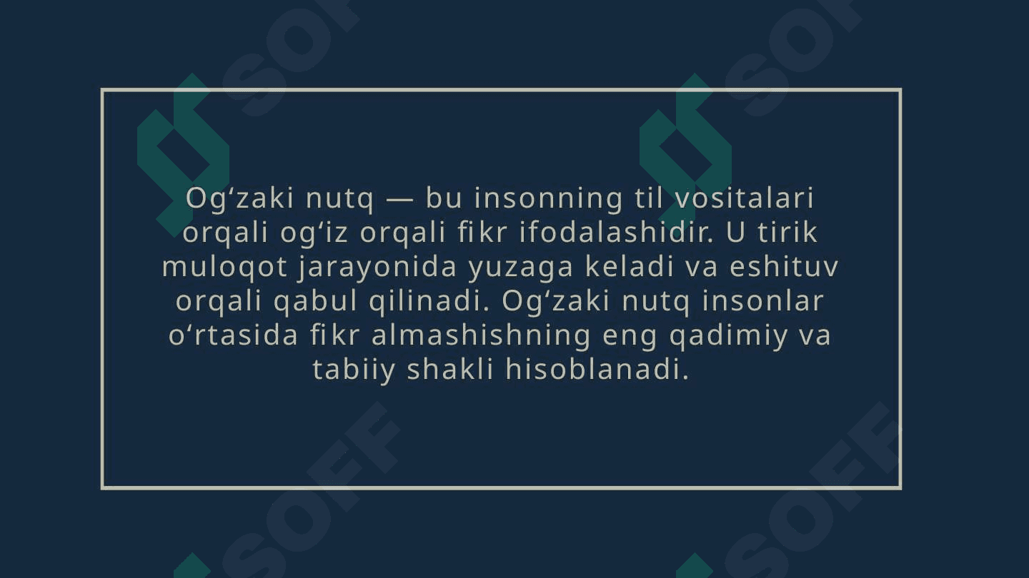 Ogʻzaki nutq talablari va maktabda ona tili taʼlimi. 3