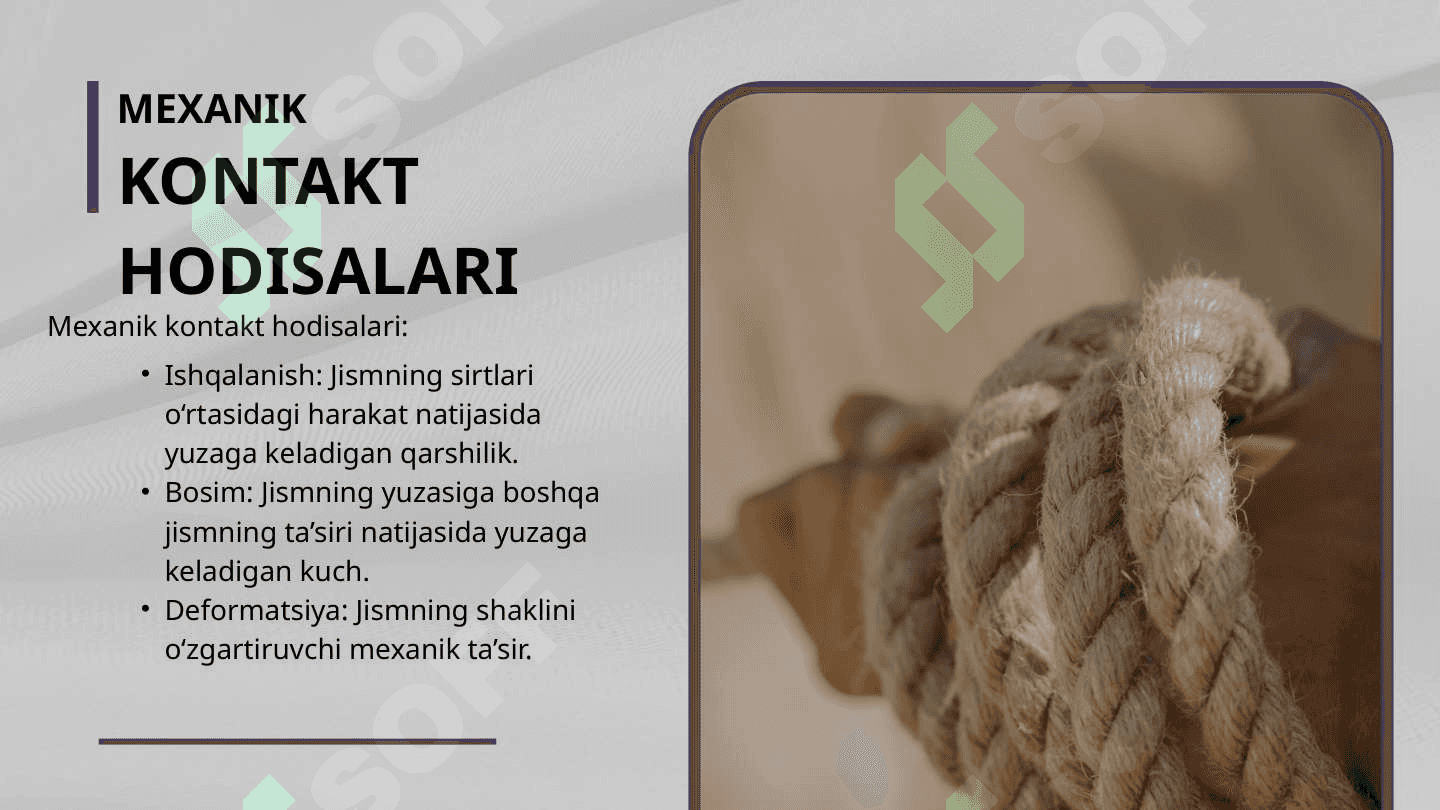 Kontakt hodisalari 4