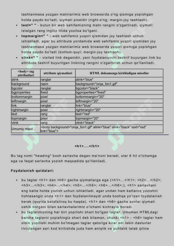 Matn ustida ishlash 3