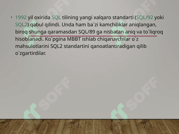 SQl tili 4