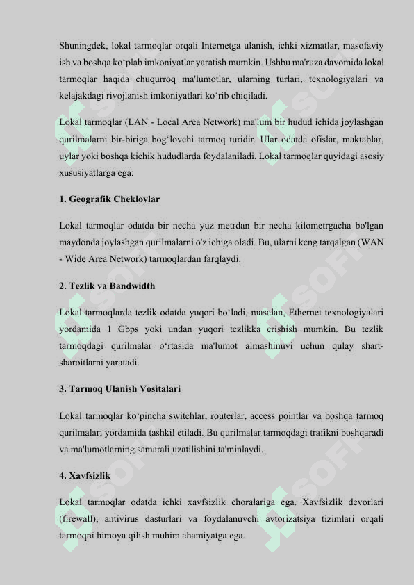 Lokal tarmoqlarda ishlatiladigan tarmoq texnologiyalari 2
