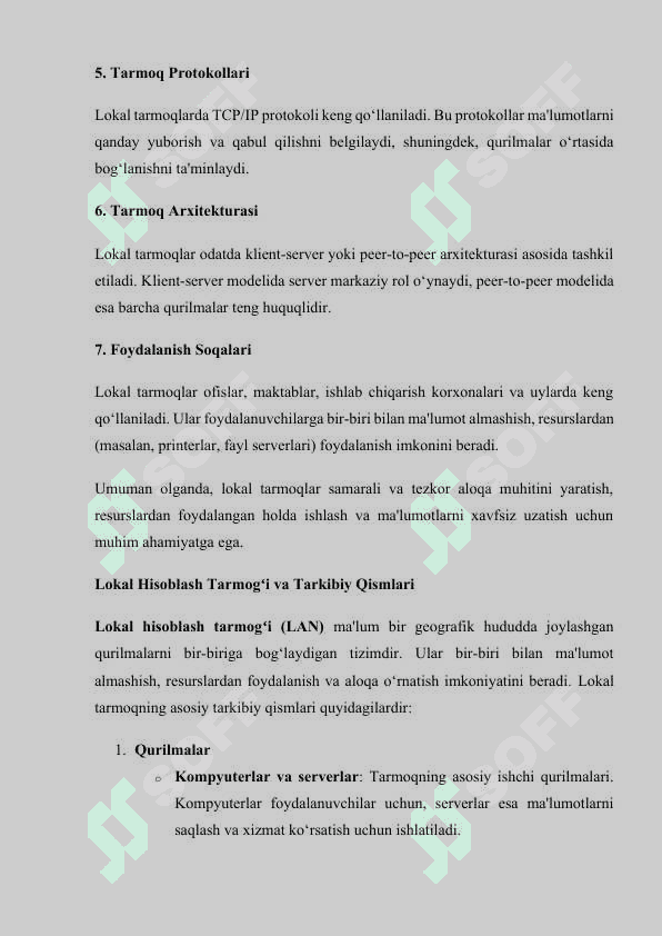 Lokal tarmoqlarda ishlatiladigan tarmoq texnologiyalari 3
