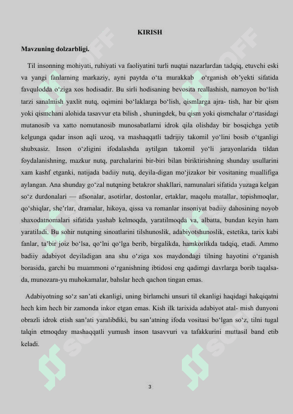 Kurs ishi Shukur Xolmirzayev asarlarida intermatn 3