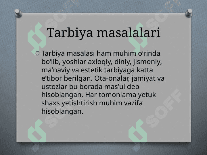 Sharq Uygʻonish davri va unda taʼlim-tarbiya masalalari 8