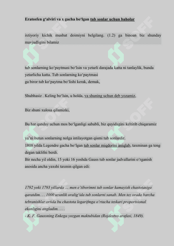Referat Arifmеtik progrеssiyada tub sonlar 6