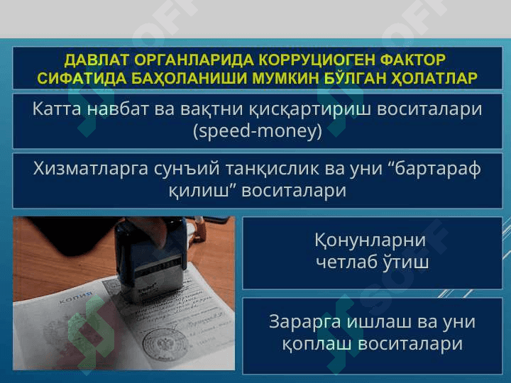 Ўзбекистон Республикасининг  “Коррупцияга қарши курашиш тўғрисида”ги  Қонуни ва халқаро конвенциялар 4