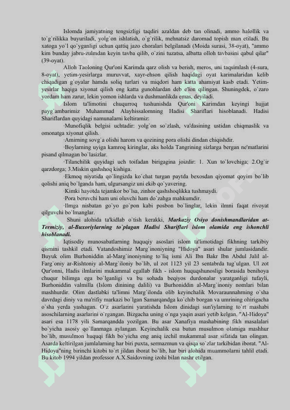 O`RTA OSIYODAGI DASTLABKI VA TEMURIYLAR DAVRIGACHA BO`LGAN IQTISODIY G’OYALAR 4