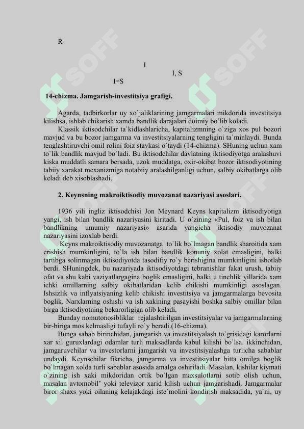 Keynsning makroiqtisodiy muvozanat modeli 3