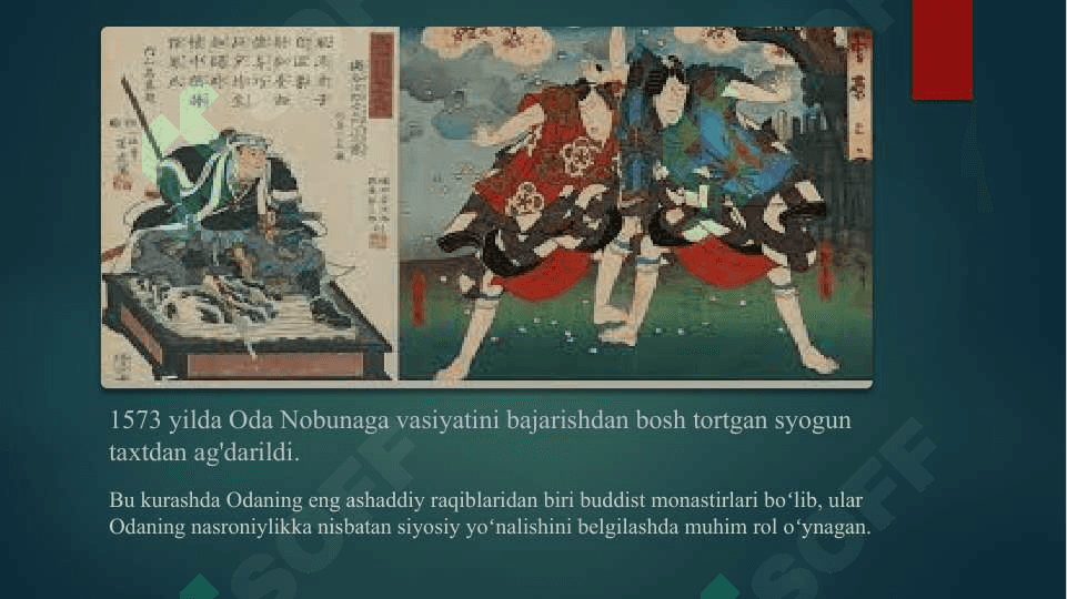 “XVI-XVII asrning birinchi yarmida Yaponiya” 7