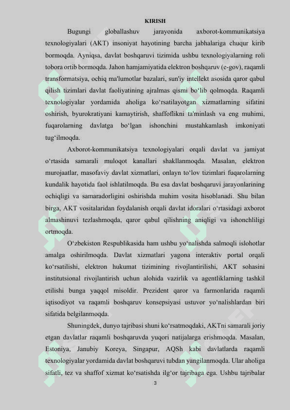 Davlat boshqaruvida axborot komunikatsiya texnologiyalarning o‘rni 3