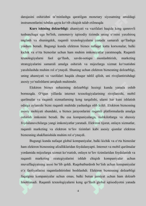 Elektron biznesning tarkibiy qismlari 4