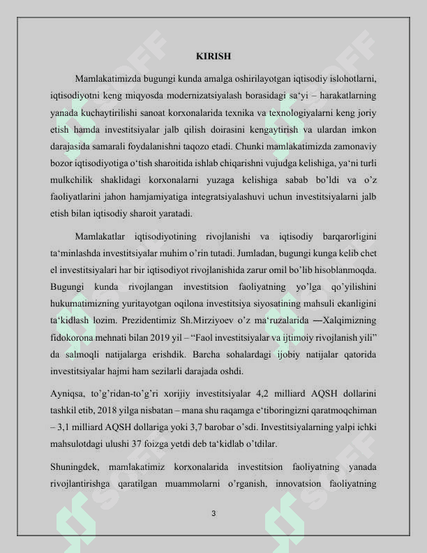 Hududlar investitsiya jozibadorligi oshirish istiqbollari. 3