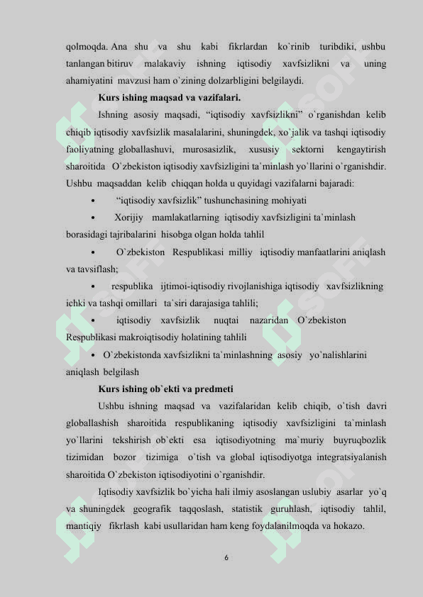 Mamlakat iqtisodiyo xavfsizligini taʼminlashning ustuvor yoʻnalishlari 4