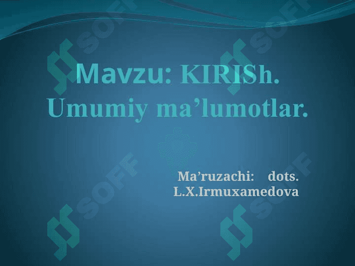 Мавзу: Қурилишда техник меъёрлаш 3