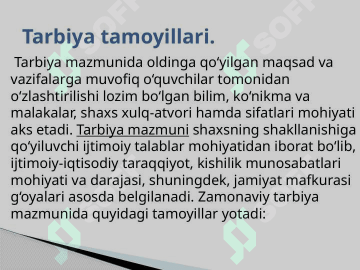 MAVZU:Tarbiya   tushunchasi va metodlari 4