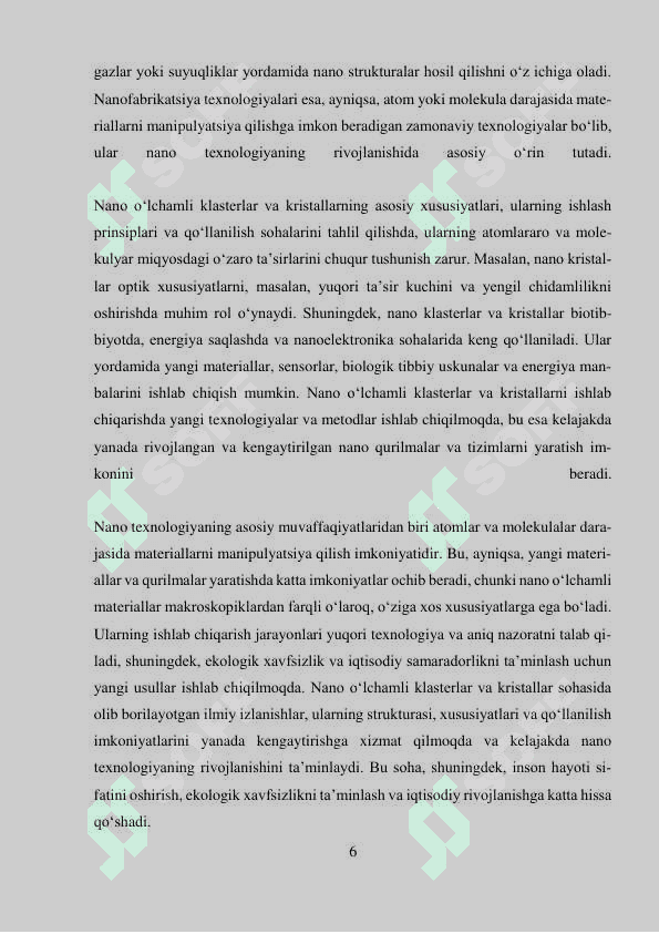 Nano o'lchamli klasterlar va kristallar 6