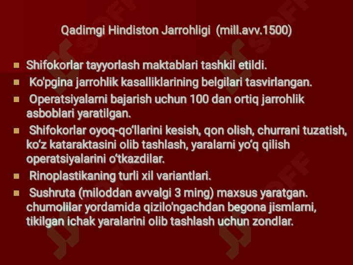 Xirurgiya tarixi 5