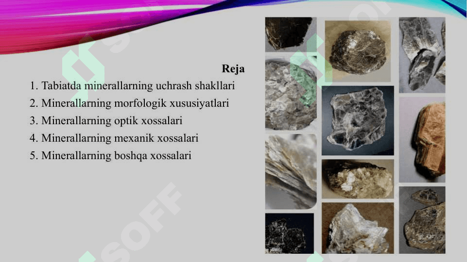 Varaqli silikatlar. 2