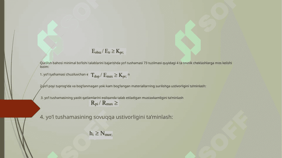 Nobikr yo`l to`shamalarini loyihalash tamayillari 4