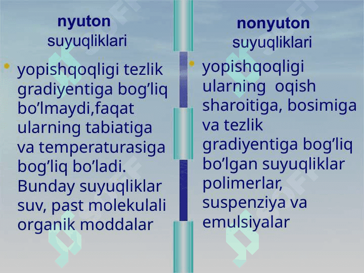 Biologik suyuqliklarning qovushqoqligi. Tibbiyotda qovushqoqlikning ahamiyati. Qovushqoq suyuqlik  ichida jismlar harakatini o’rganish. Sirt taranglik koeffisiyentini tomchi uzilish usuli bilan aniqlash. Yurak faoliyatining fizik asoslari. Sun’iy qon aylanish apparatlari. 4