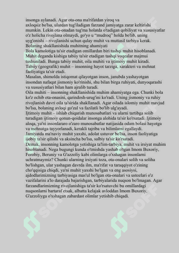 BOLA RIVOJLANISHIDA MUHITNING TASIRI 6