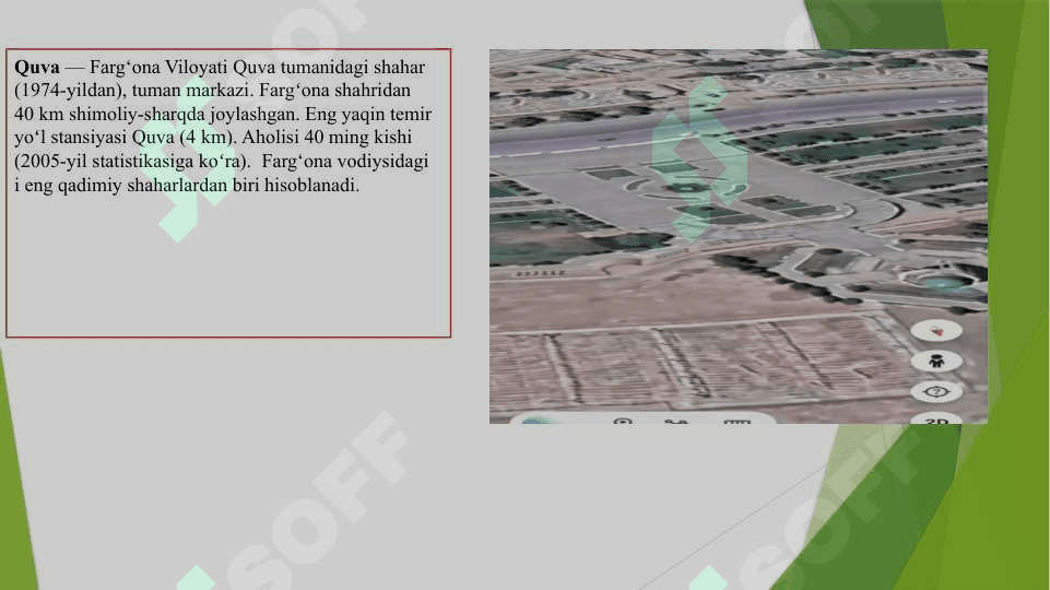 Google Earth dasturidan foydalangan holda tarixiy-madaniy yodgorliklarni aniqlash 2