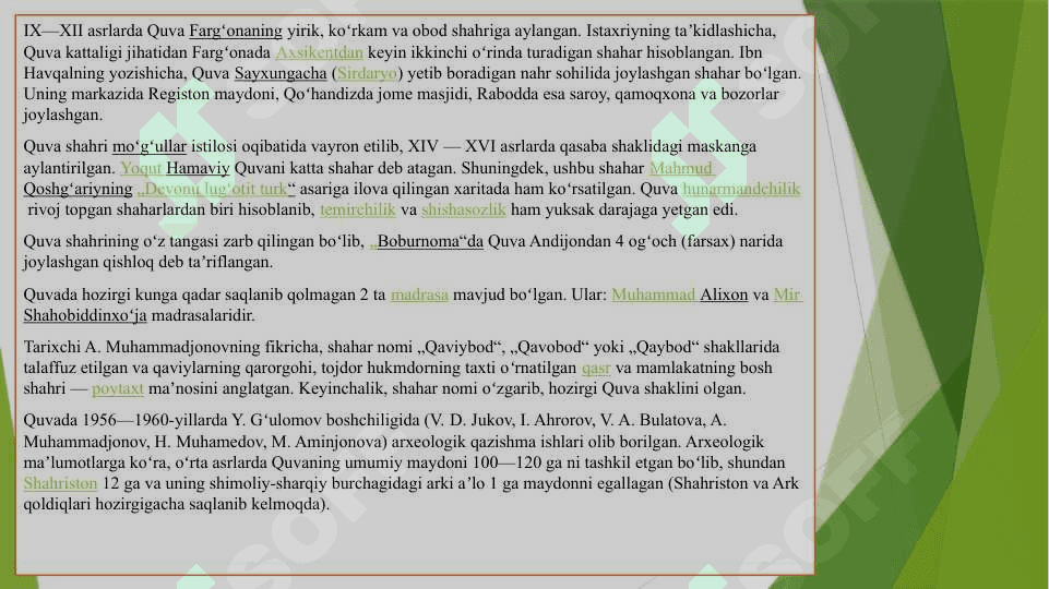 Google Earth dasturidan foydalangan holda tarixiy-madaniy yodgorliklarni aniqlash 4