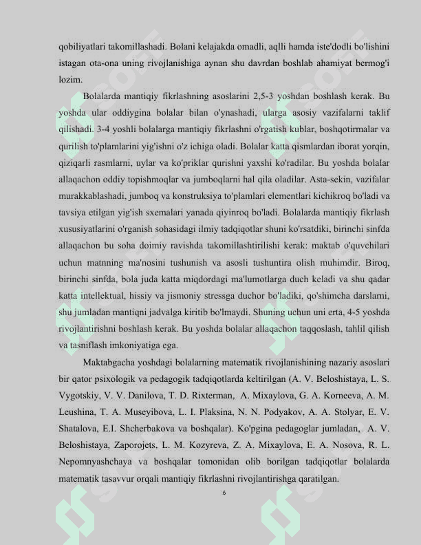 B.M.I.Maktabgacha katta yoshdagi bolalarda qiziqarli matematika orqali mantiqiy fikrlashni rivojlantirish 6