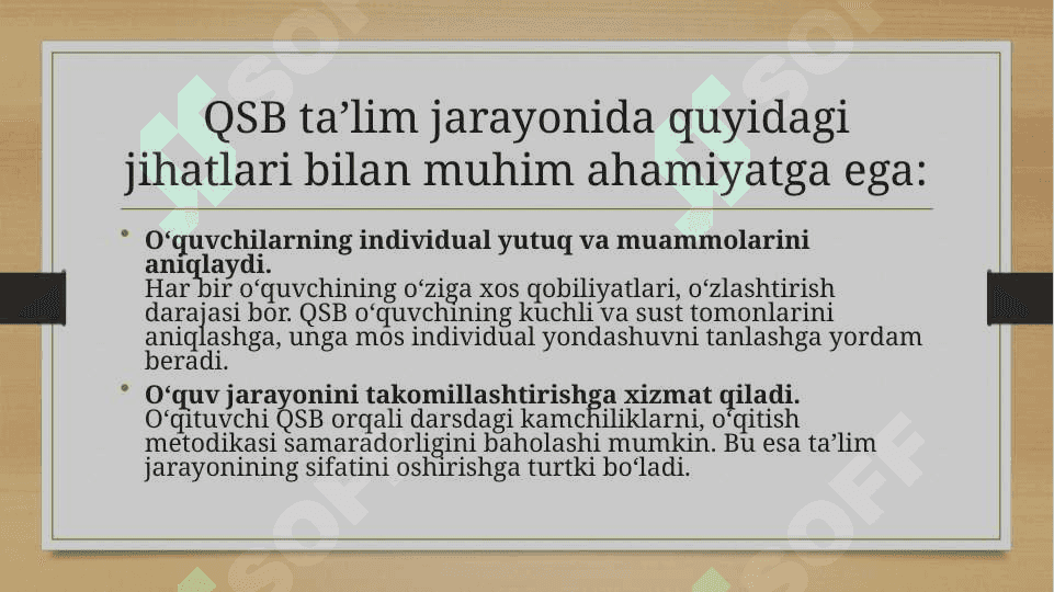 Mavzu: QSB ni qoʻllash imkoniyatlari. 3