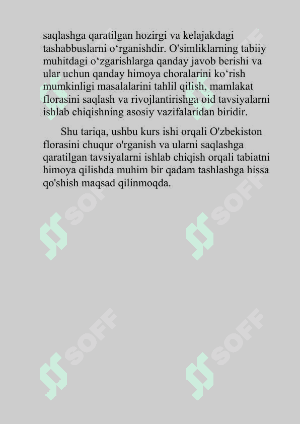 O’zbekiston florasidagi o’simliklar qoplami va uning o’ziga xosligi (kurs ishi) 5