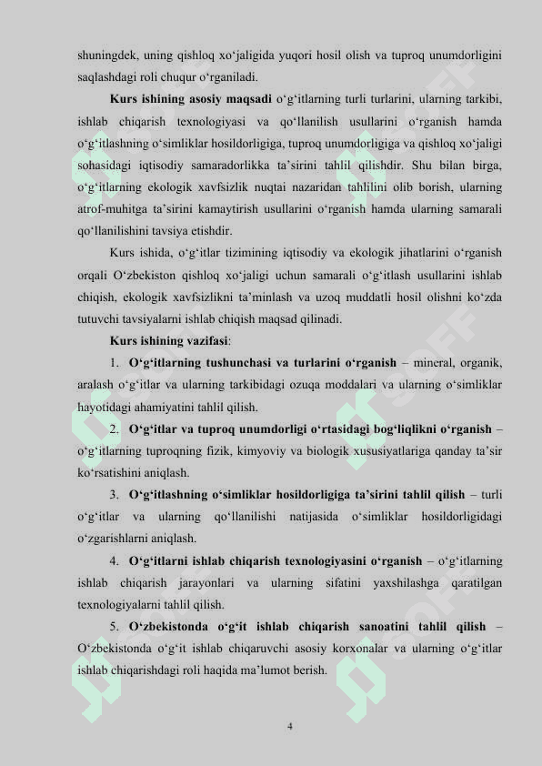 O’G’ITLAR VA O’G’ITLARNING TASNIFI 4