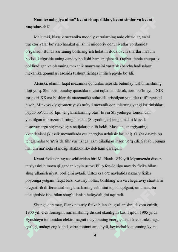 Nano texnalogiya 4