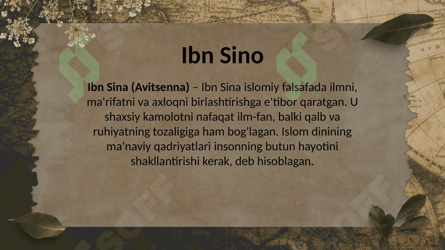 Sharq mutafakkirlarining islom dinning inson kamolotiga ta’siri haqidagi go’yalari 4