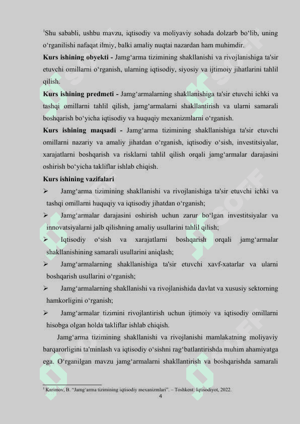 Jamg’arma va unga taʼsir etuvchi omillar 4