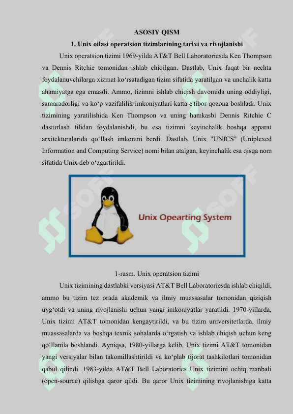 Unix oilasi operatsion tizimlarining terminallari 4