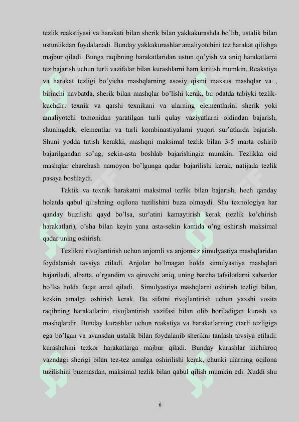 o'quv bosqichida kurash qoidalarini o'rgatish va tushuntirish metodikasi 6