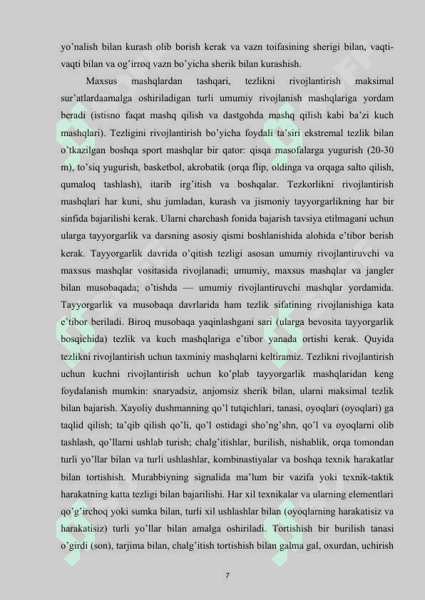 o'quv bosqichida kurash qoidalarini o'rgatish va tushuntirish metodikasi 7