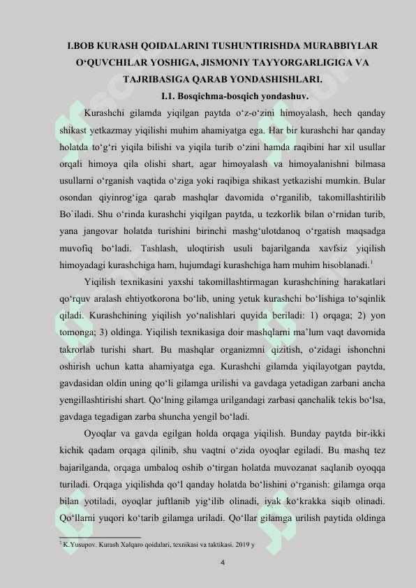 O‘quv bosqichida kurash qoidalarini o‘rgatish va tushuntirish metodikasi 4