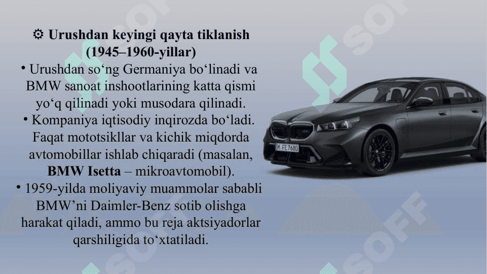 BMW iqtisodi 5