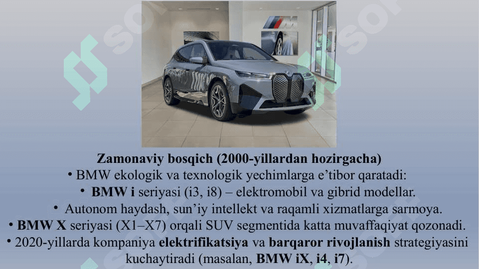 BMW iqtisodi 8