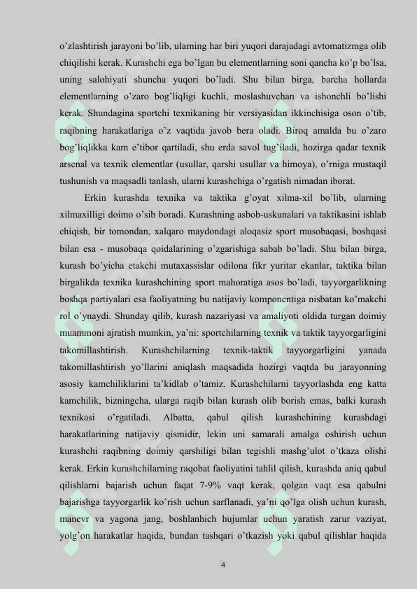Kurashning xususiyatlari va boshqa jang san'atlardan farqlari 4