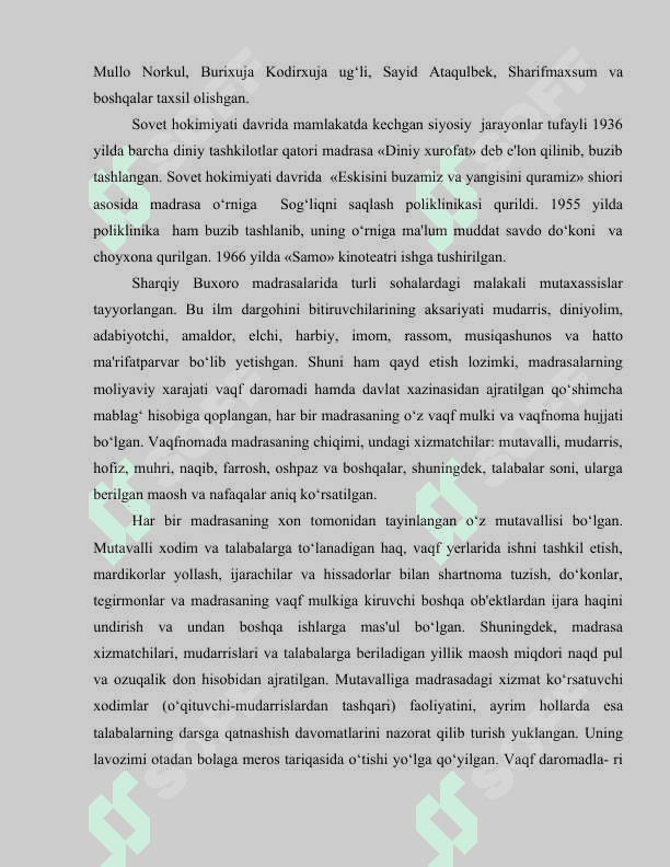Sharqiy Buxoroda oʻqitish va maktab ishlari 6