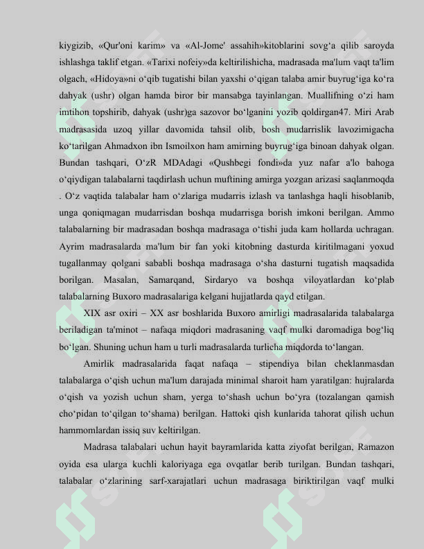 Sharqiy Buxoroda oʻqitish va maktab ishlari 8