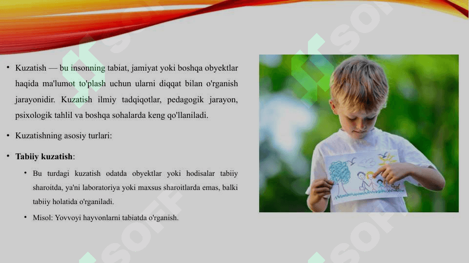 Kuzatish va uning turlari 3