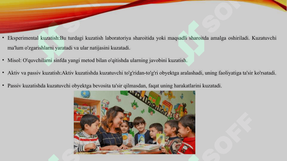 Kuzatish va uning turlari 4