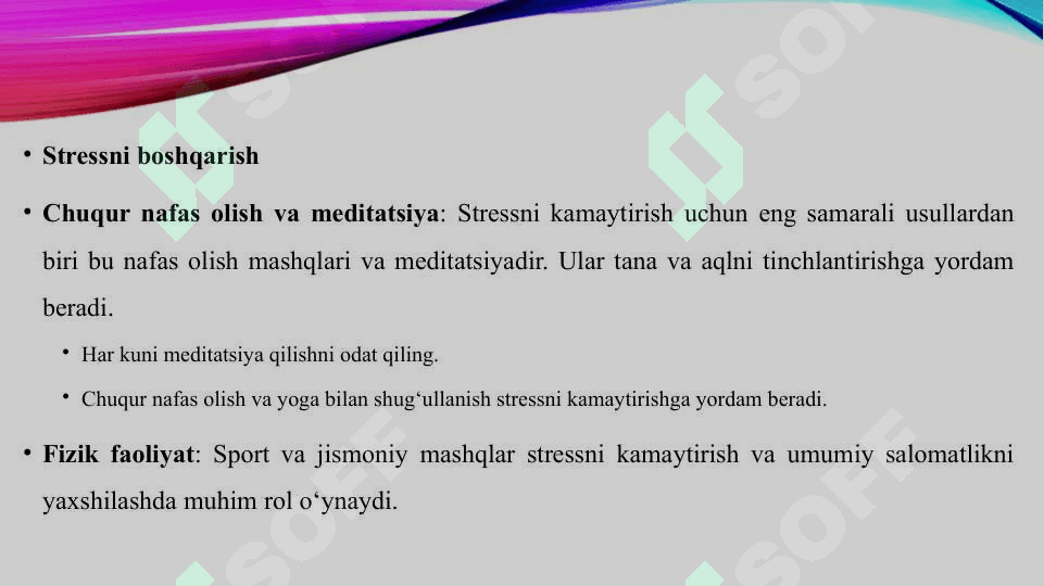 O'z-o'zini boshqarish ko'nikmasini rivojlantirish yo'llari 8