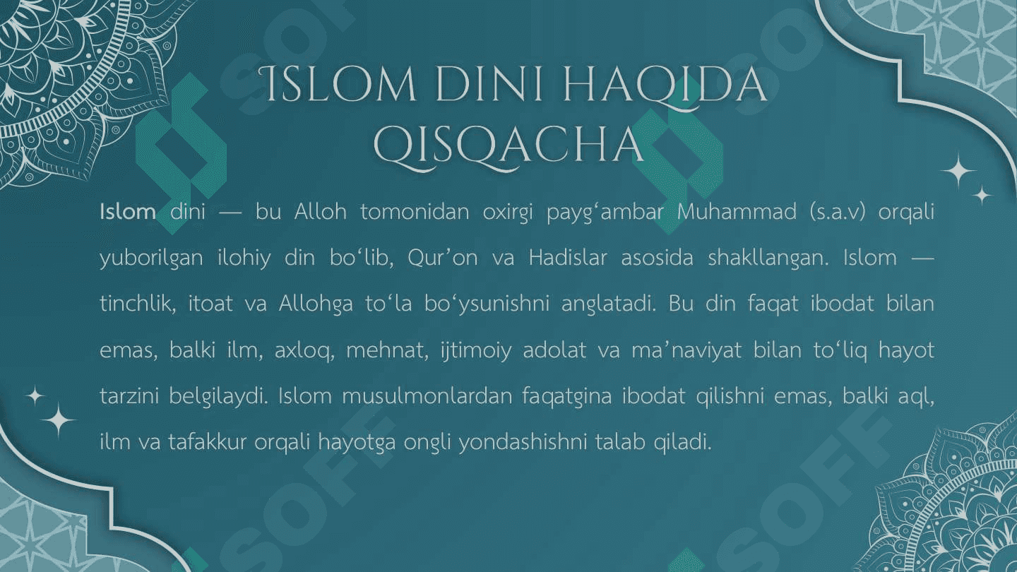 islom dini madaniyatida ilm olish masalalari 3
