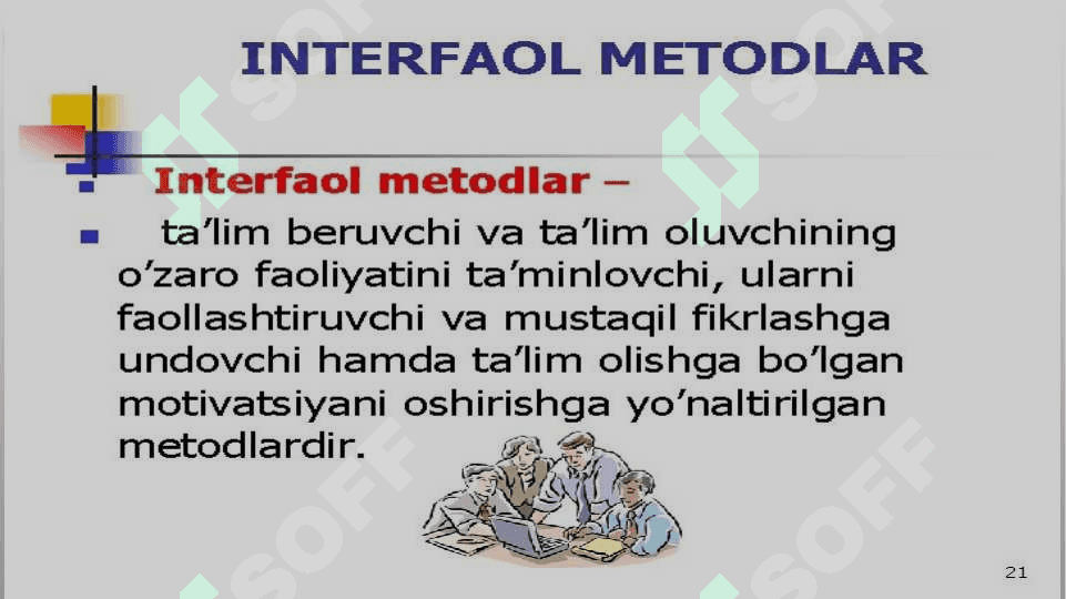 Milliy g’oyani o’qitishda interfaol usullardan foydalanish samarasi 3